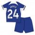 Chelsea Reece James #24 Replika Babykläder Hemma matchkläder barn 2023-24 Korta ärmar (+ Korta byxor)